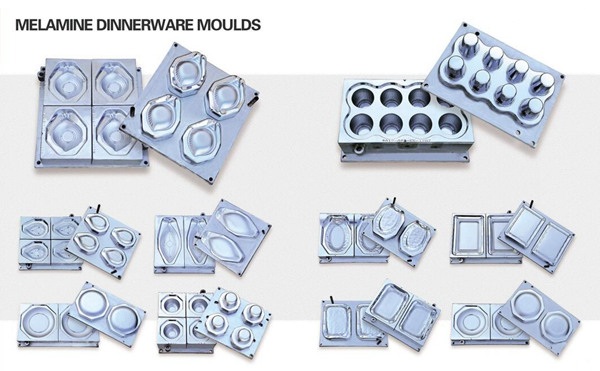 moldes de utensílios de mesa de melamina de fábrica shunhao