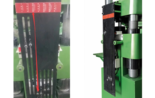 Máquina de compressão hidráulica com controle PLC