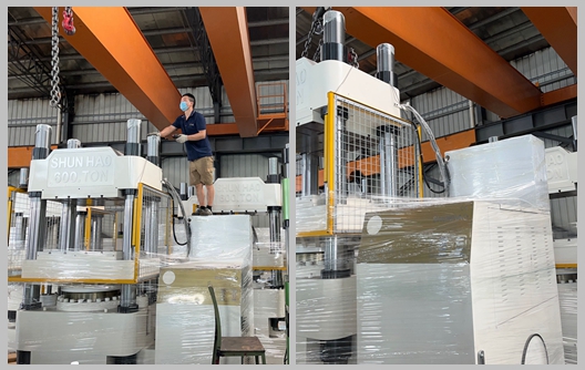 600 ton automatic compression machine