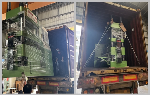 Entrega de equipamentos de produção de talheres de melamina Shunhao